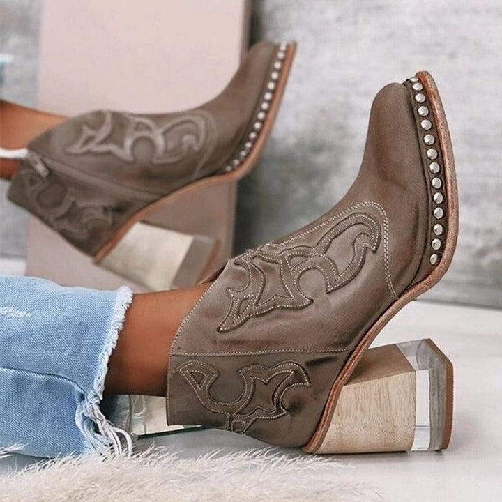 Nerelle – Western Jersey Ankle Boots