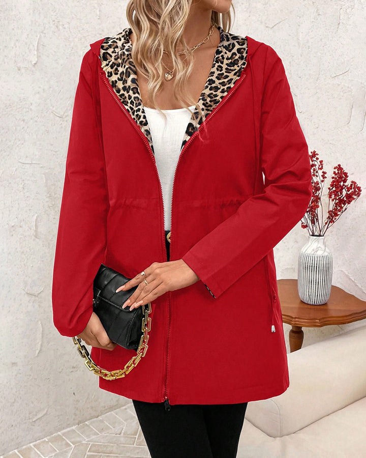 Tessaly™ – Reversible Leopard Hooded Coat