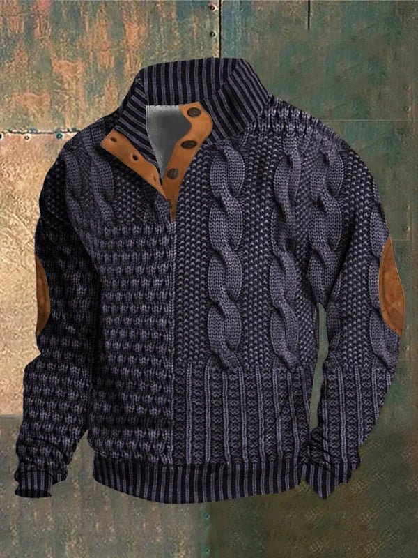 Damon™ | Printed Knit Sweater