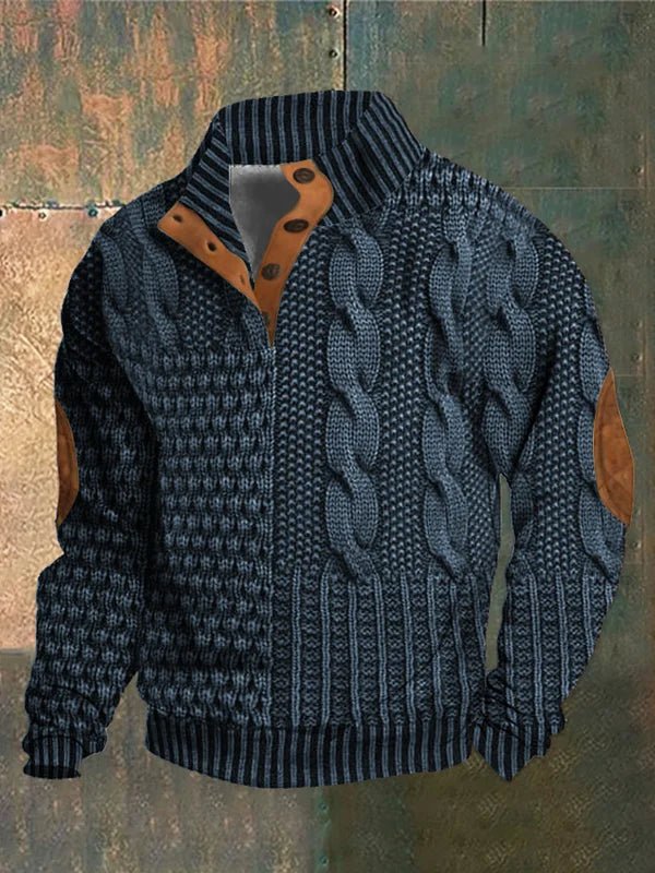 Damon™ | Printed Knit Sweater