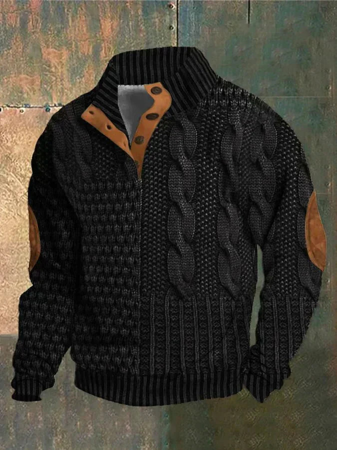 Damon™ | Printed Knit Sweater