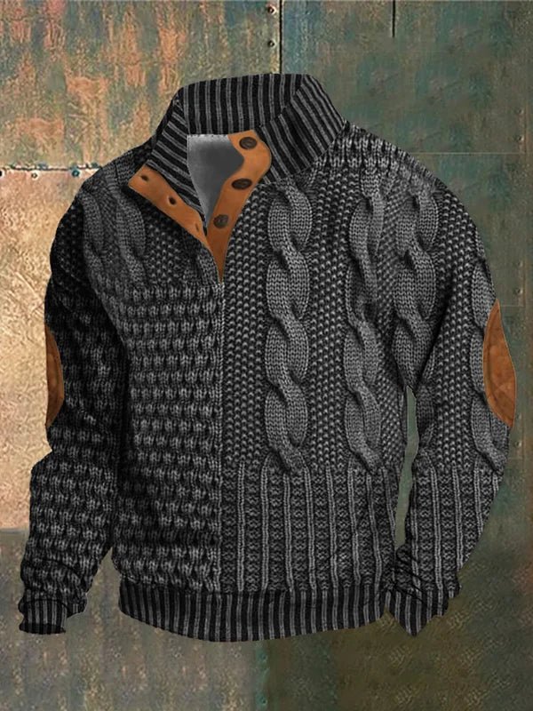 Damon™ | Printed Knit Sweater