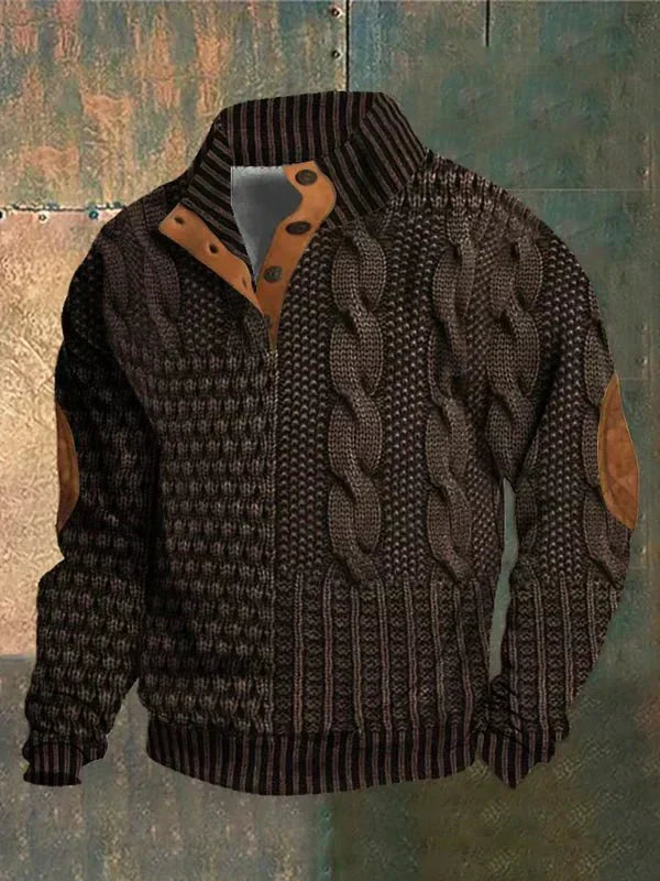 Damon™ | Printed Knit Sweater