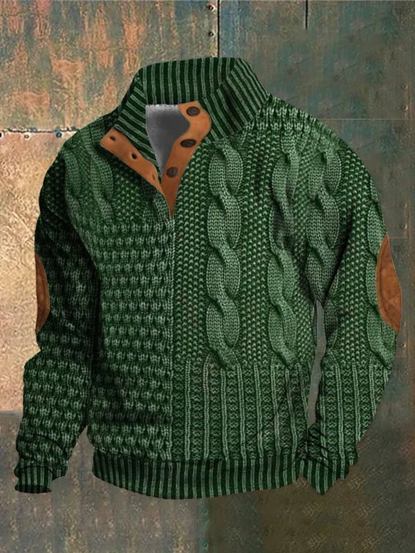Damon™ | Printed Knit Sweater