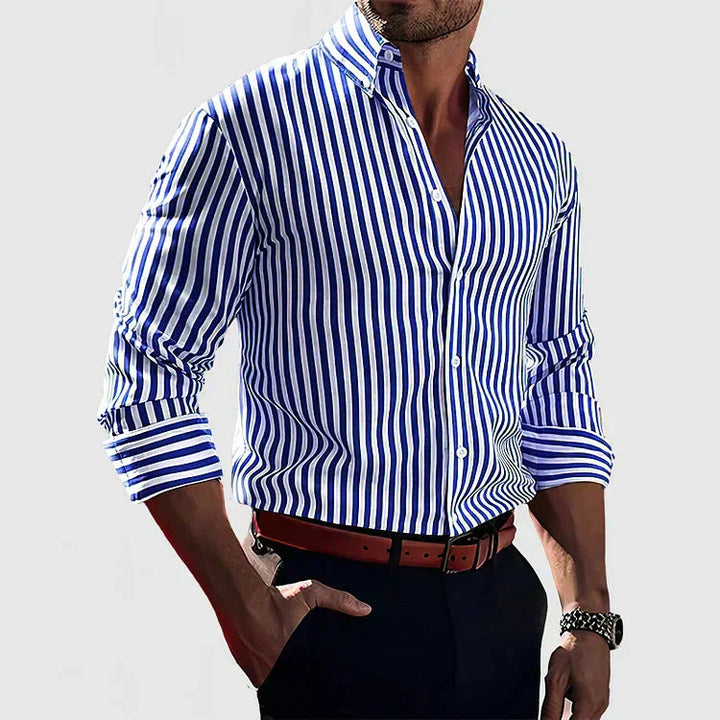 Rolayna™ — Classic Striped Shirt