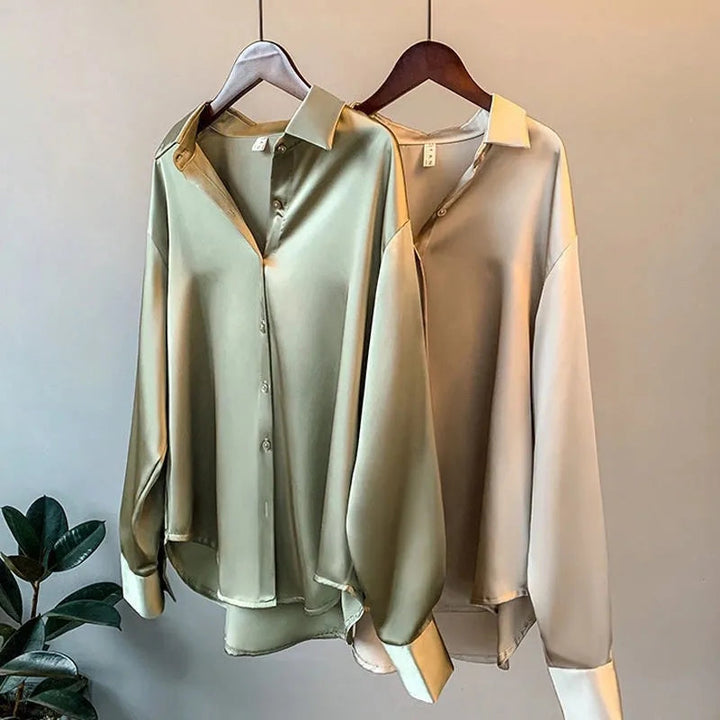 Selene™ – Satin Luxe Shirt