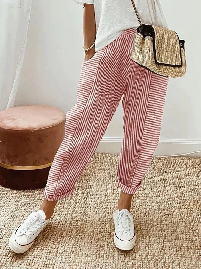 Elodie – Striped Pants