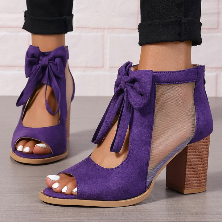 Clarise – Bow-Tied Comfort Heels